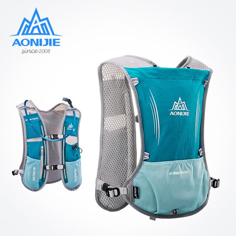 Paquete de chaleco de hidratación AONIJIE 5L mochila para correr ultraligera bolsa de deportes al aire libre para carreras de senderismo maratón Camping senderismo E913S ► Foto 1/6