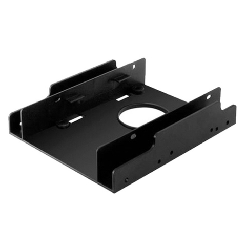 Adaptador de Bahía de disco duro SSD/HDD de 3,5 pulgadas a 2,5 pulgadas convertidor de soporte de montaje, doble Bahía ► Foto 1/6