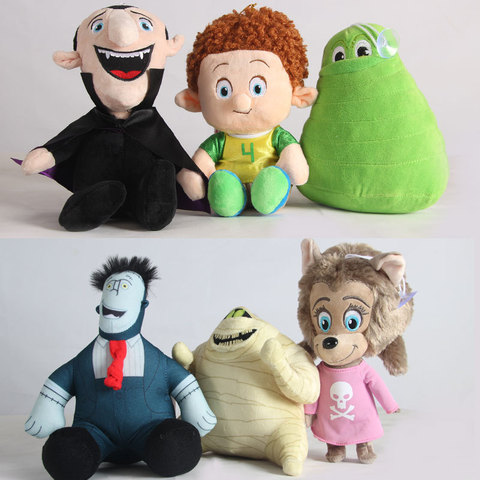 Juguetes de peluche para niños, muñecos suaves de Hotel, Transylvania, Dracula, Mavis, Frank, Dennis, momia, película, Hotel, tranlvania ► Foto 1/6