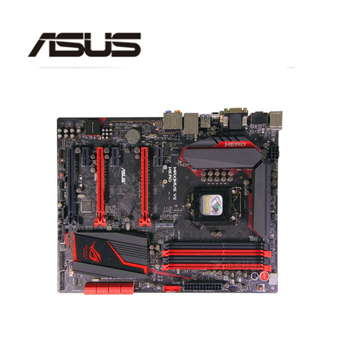 Placa base de escritorio Original para Asus, placa base usada para modelos maxipus VII HERO Z97 LGA 1150, Core i7 i5 i3 DDR3 SATA3 USB3.0 ► Foto 1/1