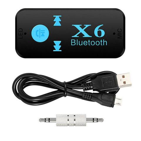 Universal receptor Bluetooth para coche V4.1 TF tarjeta manos libres llamada reproductor de música del teléfono inalámbrico AUX en/salida MP3 reproductor de música adaptador ► Foto 1/6