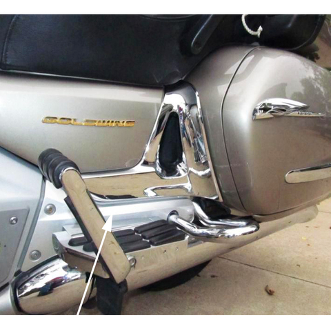 Piezas cromadas para motocicleta, accesorios modificados, cubierta triangular cromada para Honda GoldWing GL 1800 GL1800 ► Foto 1/6