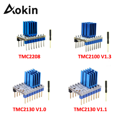 Controlador de Motor paso a paso TMC2130 V1.1 TMC2130 V1.0 TMC2100 V1.3 SPI TMC2208 V1.2, excelente protección de estabilidad silenciosa ► Foto 1/6