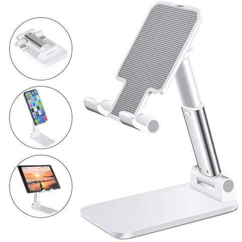 Soporte ajustable para tableta, plegable, extensible, para iPhone 7, 8, X, XS, iPad, Xiaomi mi ► Foto 1/6