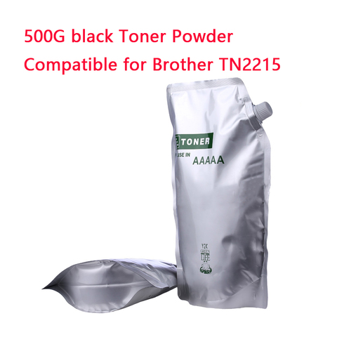 500G de polvo de tóner negro Compatible para hermano TN-2215 TN2215 HL-2220 2230 2240D 2240R 2240DR 2250DN 2270DW 2280DW impresora ► Foto 1/6