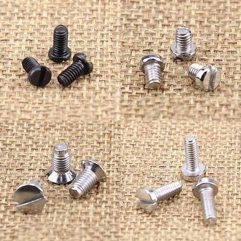 Tornillos de placa de aguja plana, prensatelas, accesorios para máquinas de coser DIY, 10 Uds. ► Foto 1/5