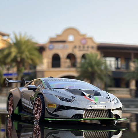 Coche deportivo Lamborghini HURACAN ST EVO, 1:32, coche en miniatura de aleación fundida y vehículos de juguete, modelo de simulación de colección ► Foto 1/5