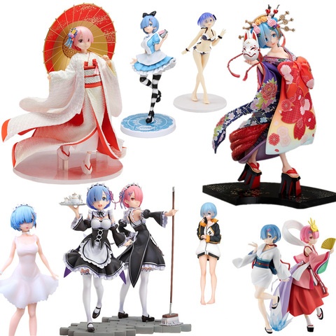 Re:ZERO que Life in Another World Anime figura Rem y Ram Oirandouchuu para adultos Sexy chica de PVC figuras de acción de juguete muñeca regalo ► Foto 1/6