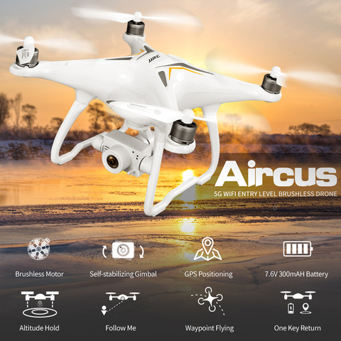 JJRC-Dron X6 FPV profesional con Gps, cámara ajustable, 4K, sin escobillas, 5G, Follow Me, WiFi, cuadricóptero grande con gps ► Foto 1/6