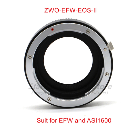 Montaje de ZWO-EFW-EOS-II compatible con la rueda del filtro ZWO, se puede conectar a la lente EOS ► Foto 1/4