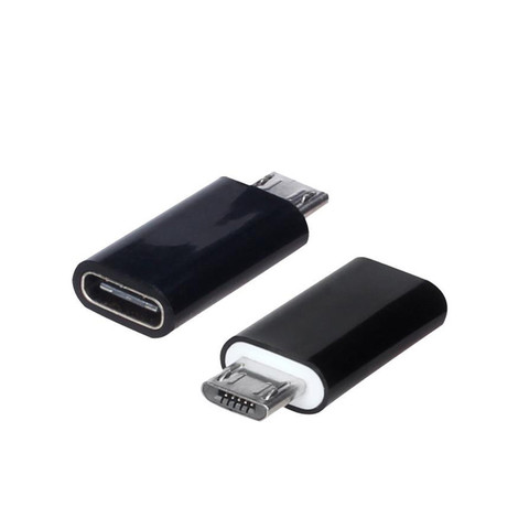 Conector hembra tipo C a Micro USB 2,0, convertidor USB 3,1, adaptador de datos de alta velocidad, Accesorios para teléfono móvil certificado por Android ► Foto 1/6