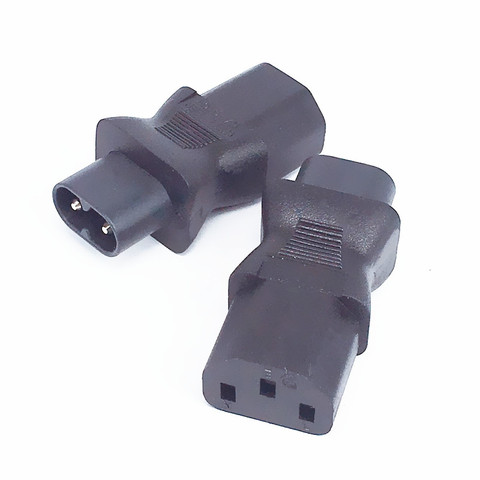 IEC 320 C8 hombre a C13 3Pin adaptador hembra para corriente de C13 a c8... C8 a C13 IEC 3Pin hembra a 2Pin hombre ► Foto 1/6