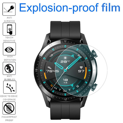 Protector de pantalla de hidrogel para Huawei GT 2, Protector de pantalla transparente suave para reloj inteligente de 42mm y 46mm, 1 paquete de 3 unidades, 19Oct ► Foto 1/6