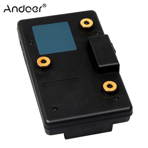 Andoer-Soporte de placa convertidora para batería de montaje en V a batería Anton Bauer Gold para Sony, para cámara A-GP-S ► Foto 1/6