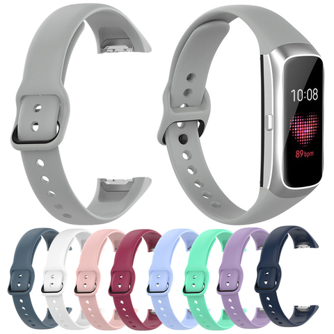 Essidi 2022 correa de silicona suave para Samsung Galaxy Fit R370, brazalete deportivo inteligente, correa de repuesto para Samsung Galaxy Fit R370 ► Foto 1/6