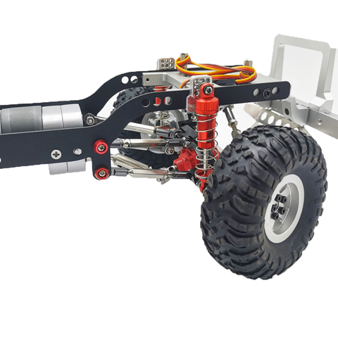 Amortiguador hidráulico de Metal para coche, accesorios para escalada todoterreno, actualización DIY, para modelo WPL C14 C24 ► Foto 1/6