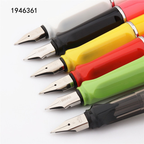 Jinhao-pluma estilográfica fina de Metal de alta calidad, material de papelería para estudiantes, bolígrafos de tinta, moda, 588 ► Foto 1/6