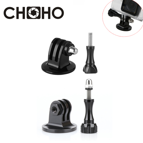 Tornillo de aluminio para Gopro Hero 9, 8, 7, SJCAM, Xiaomi Yi, adaptador de Metal de 1/4 pulgadas, perilla de pulgar, montaje de aleación cnc ► Foto 1/6