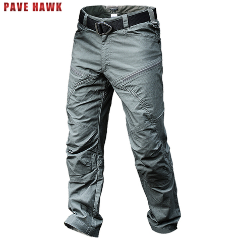 Pantalones de senderismo para hombre, pantalón de carga para acampar al aire libre, escalada, pesca, caza, Trekking, pantalones tácticos de trabajo impermeables ► Foto 1/6