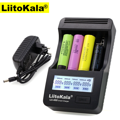 Liitokala-cargador de batería Lii500 LCD, carga 18650, 18350, 18500, 16340, 10440, 14500, 26650, 1,2 V, AA, AAA, NiMH ► Foto 1/6