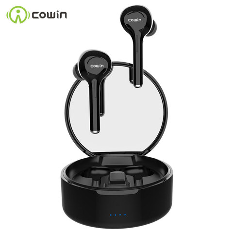 Cowin-auriculares inalámbricos KY03 con TWS, cascos con Bluetooth 5,0, deportivos, impermeables, con estuche de carga, bombeo de graves ► Foto 1/6