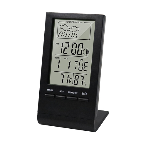 Mini higrómetro Digital LCD para interiores, medidor electrónico de  temperatura y humedad, Sensor, estación meteorológica, higrómetro