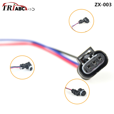 4F0973703 aparcamiento PDC Sensor Cable de conector de Cable para Ford Galaxy BMW X3 E83 X5 F18 F10 Audi A1 A3 Volvo S80 V70 XC60 1718653-1 ► Foto 1/6