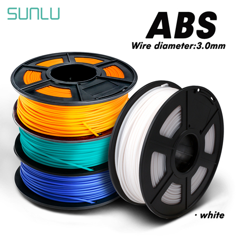 SUNLU-filamento de plástico ABS para impresora 3D, 1,75 MM, 1KG, con carrete de dureza, tolerancia +/-0,02mm ► Foto 1/6