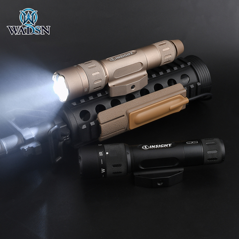 WADSN-linterna táctica WMX200, luz de caza IR Insight Scout, luz de arma Airsoft con soporte QD para riel Picatinny, 200 lúmenes ► Foto 1/6