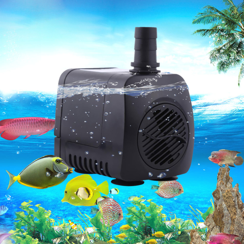 1 Pc Ultra-tranquila 220 V 15 W 800L/H enchufe de la UE de la bomba sumergible de agua de flujo fuente el agua del acuario PumpAir tanque de peces ► Foto 1/6