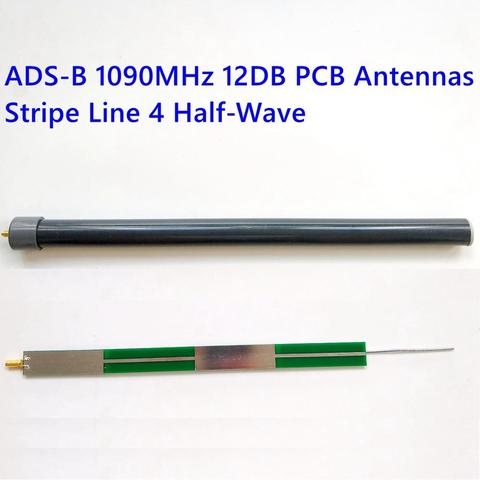 ADS-B, 1090MHz, 12DB, línea de rayas PCB, 4 antenas de SMA de media onda para señales de recepción SDR ► Foto 1/1