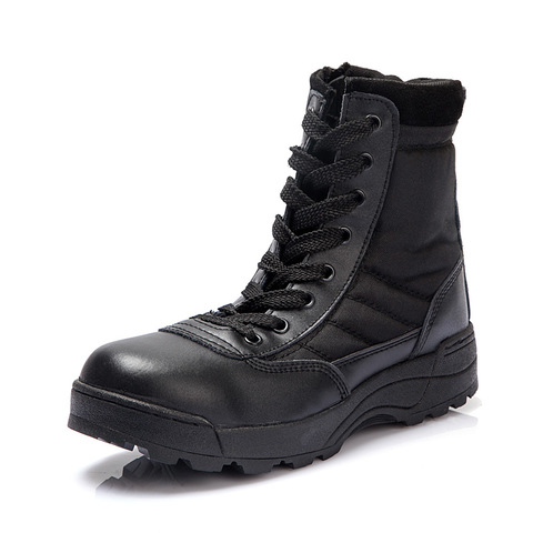 Zapatos de senderismo antideslizantes para hombre, calzado de combate militar, Camping, senderismo, pesca, amortiguador, transpirables, para otoño y primavera ► Foto 1/6