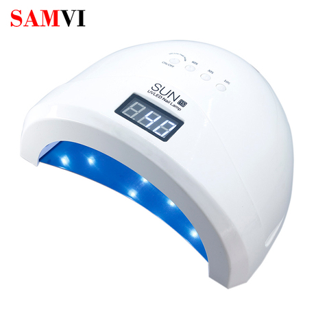 SAMVI Sunone-lámpara para curado de uñas en Gel, 30 Uds., UVLED, 48W, LED UV, luz secadora de uñas Secador de esmalte de uñas ► Foto 1/6