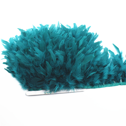 Cinta de flecos de Plumas de pavo, 5-6 pulgadas, Chandelle Marabou, decoración de Plumas de pavo, DIY, 2 yardas/lote ► Foto 1/6