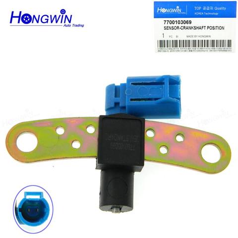 Sensor de posición de cigüeñal para coche RENAULT CLIO ESPACE, LAGUNA MEGANE, autobús Trafic escénico, Kasten OEM 7700101970 7700103069 ► Foto 1/6