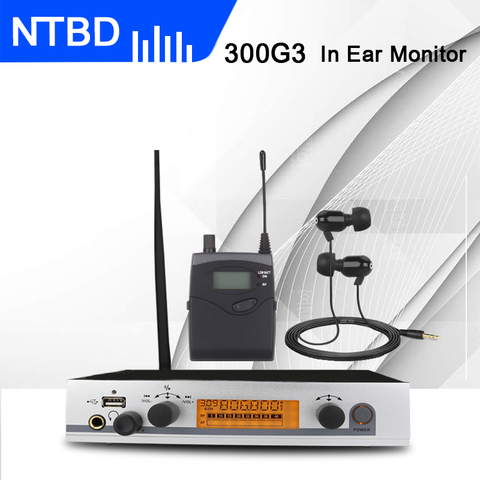 NTBD-Monitor de oído inalámbrico, sistema EW300G3 IEM, monitoreo de transmisor individual profesional para puesta en escena ► Foto 1/3