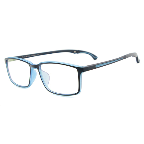 Gafas TR90 ligeras para hombre y mujer, montura de gafas de deporte Rectangular con soporte antideslizante para lentes multifocales de miopía ► Foto 1/6