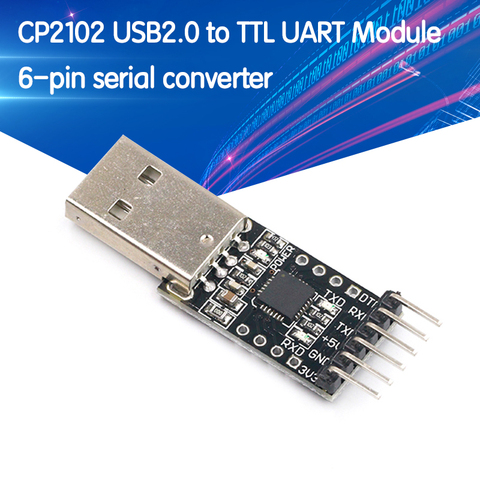 Módulo UART CP2102 USB 2,0 a TTL, convertidor de serie de 6 pines, STC, reemplazo FT232 ► Foto 1/6