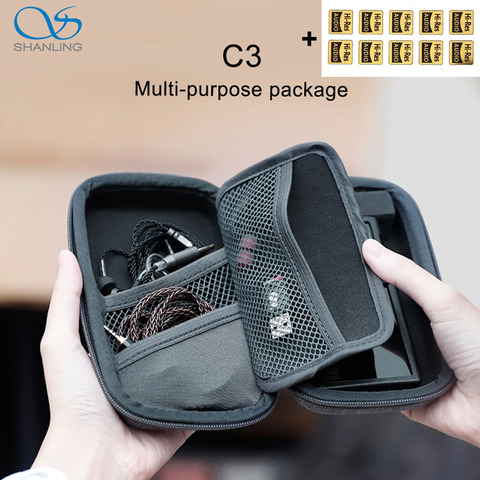 SHANLING-caja de almacenamiento C3 para reproductores portátiles, M0, M1, M3S, M5S, FIIO, M5, M6, M9, M7, M3K, M11, M15, M11 Pro, paquete multiusos ► Foto 1/6