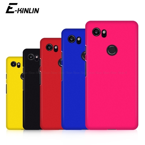 Funda de teléfono de plástico duro mate ultradelgada para Google Pixel 2 3 3a 4 4a XL 4XL 3XL 2XL 3aXL 5 5G cubierta trasera esmerilada ► Foto 1/6