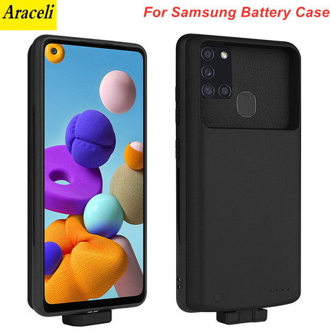 10000 Mah para Samsung Galaxy A21S M31 S20 FE A51 A51 5G A71 A71 5G A31 S20 S20 más S20 Ultra A20 A30 A50 del caso del cargador de batería ► Foto 1/6