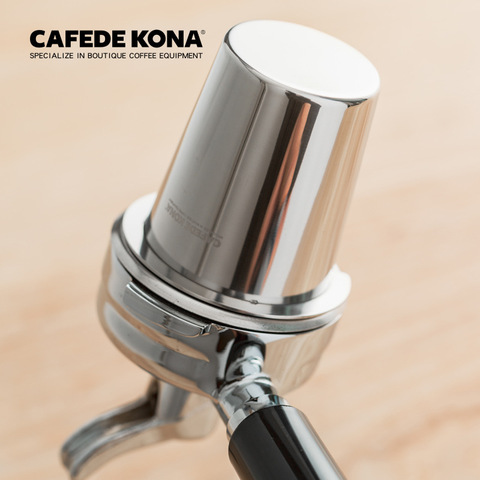 Cafetera KONA de acero inoxidable mini taza para olfatear café alimentador de polvo máquina de café espresso mango titular molinillo Asistente de cafetera ► Foto 1/6