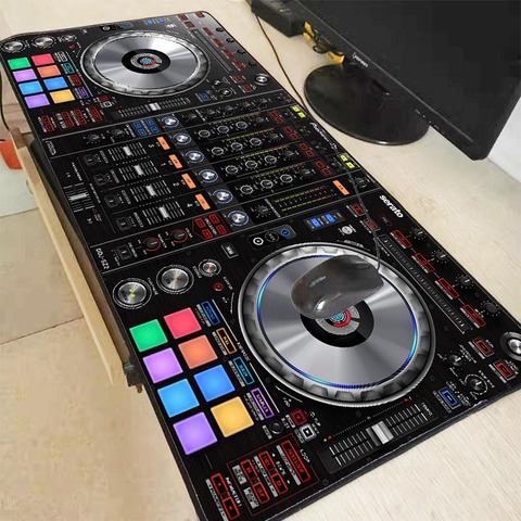 Meiruige-banco de trabajo de gran tamaño para DJ, almohadilla para ratón de PC, teclado Z, alfombrilla de escritorio acolchada, Macbook Pro, goma Natural, 400x900cm ► Foto 1/6