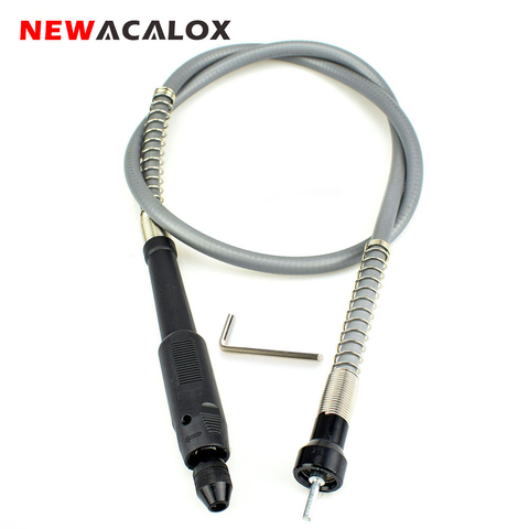 NEWACALOX 108cm * 2cm eje Flexible dremel herramienta rotativa herramientas de amoladora rotativa para dremel taladro pulido accesorios de la máquina ► Foto 1/6