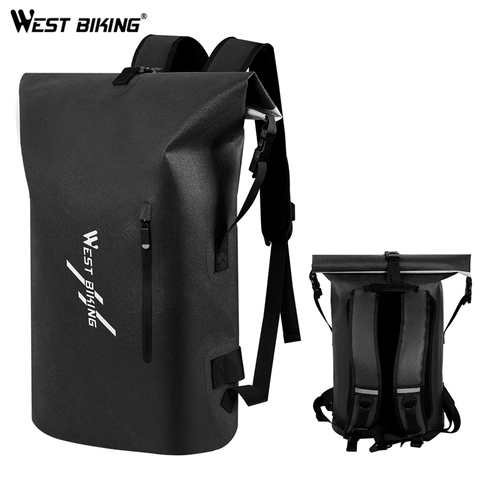 WEST BIKING-mochila de gran capacidad de 25L, resistente al agua, para senderismo, Camping, ciclismo, para exteriores, bolsa de almacenamiento de hombro, bolsa de viaje ► Foto 1/6