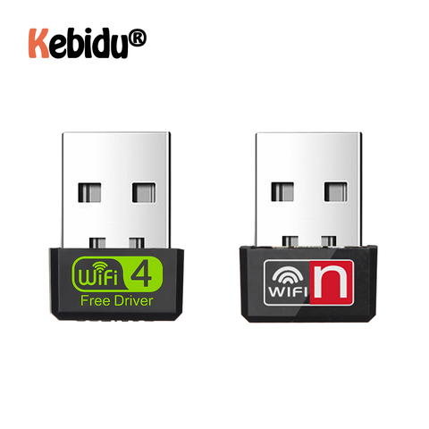 Miniadaptador USB de 150Mbps, adaptador WiFi MT7601 para PC, Dongle Ethernet, tarjeta de red de 2,4G, receptor WiFi de dos tipos ► Foto 1/6
