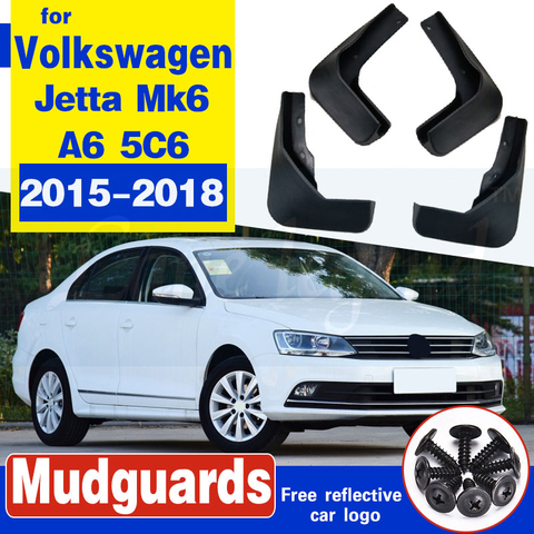 Guardabarros para Volkswagen VW Jetta A6 5C6 Mk6 6 2012 ~ 2022, accesorios para coche, guardabarros, salpicaduras, 2015 2016 2017 - Historial de precios y revisión Vendedor de AliExpress - Cosmic car store | Alitools.io