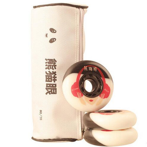 Original 85A Panda ojo ruedas de patines de ruedas para SEBA RB patinaje de las ruedas FSK 4 unids/set [72mm 76mm 80mm] ► Foto 1/6