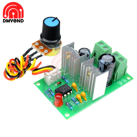 Controlador de velocidad del Motor, 12V-36V, ancho de pulso, PWM, regulador de velocidad del Motor DC, interruptor de 12V 24V 3A ► Foto 1/6