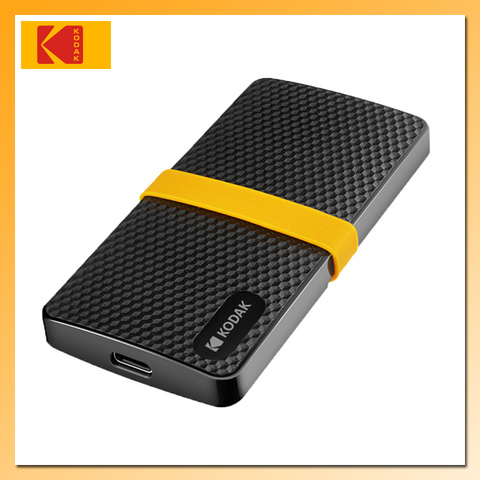 KODAK-disco duro externo X200 256GB, 1TB, portátil, SSD, 512GB, 1,8 pulgadas, tipo C, USB 3,1 ► Foto 1/6